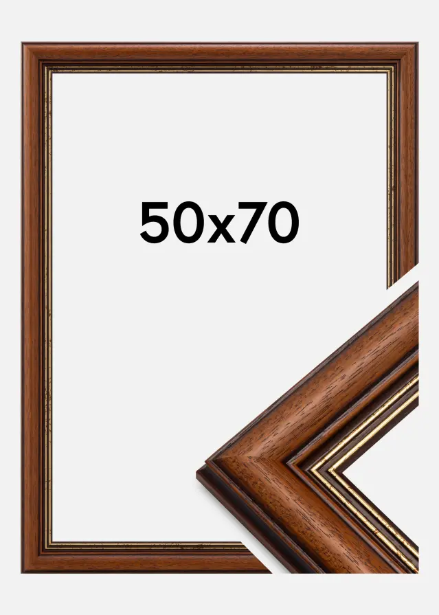 Rahmen Old Retro Acrylglas 50x70 cm