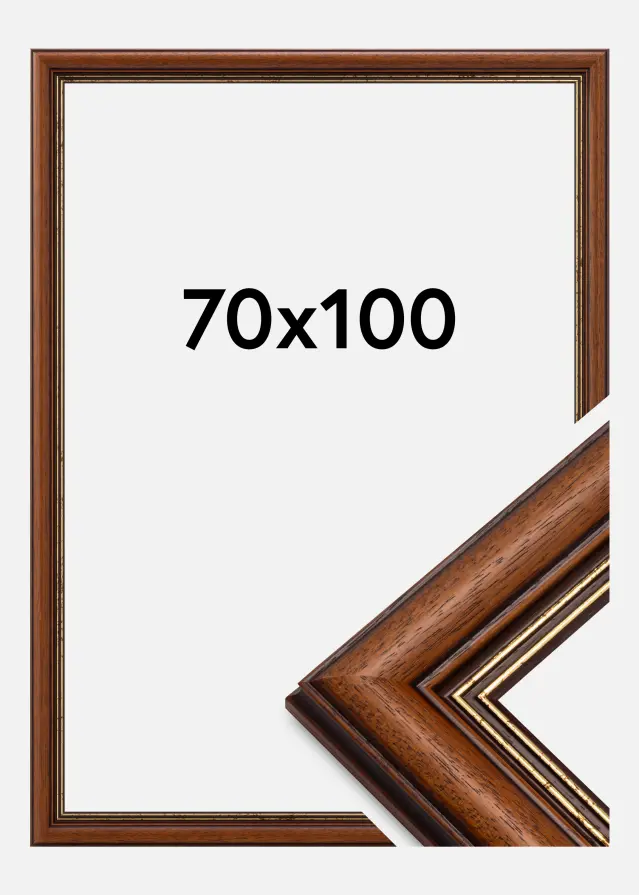 Rahmen Old Retro Acrylglas 70x100 cm