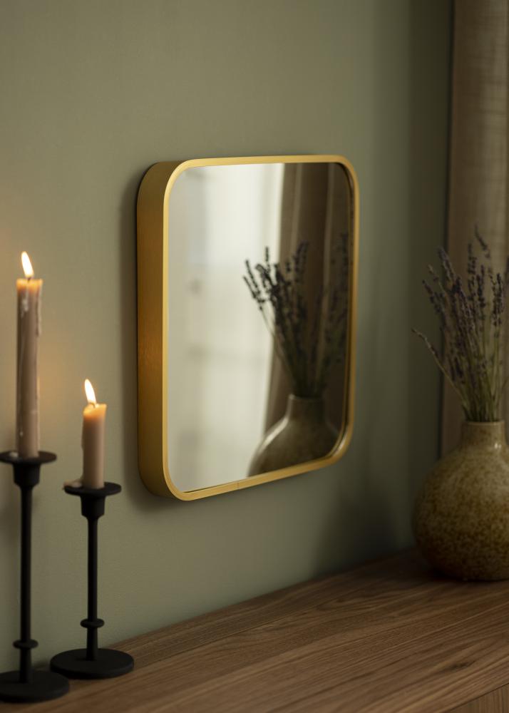 KAILA Spiegel Deep Retro - Brushed Gold 41x41 cm
