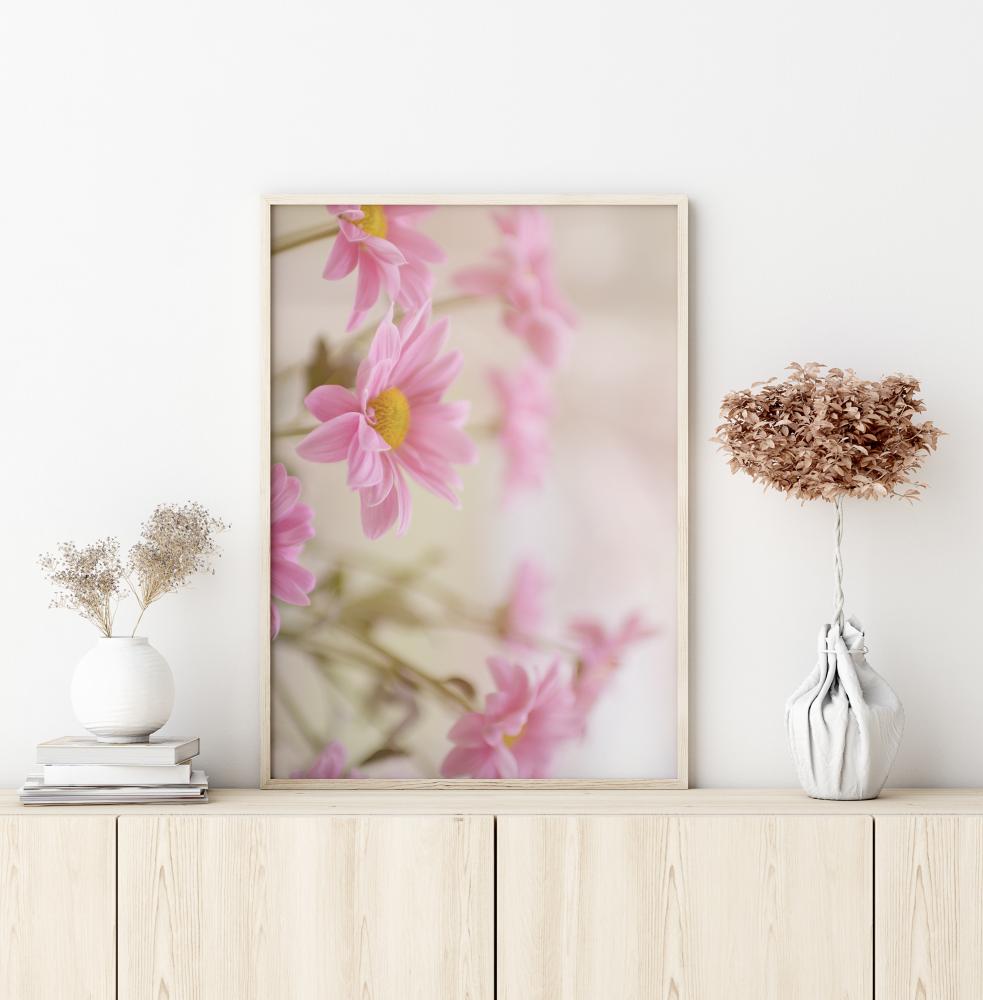 Pink Flowers Poster