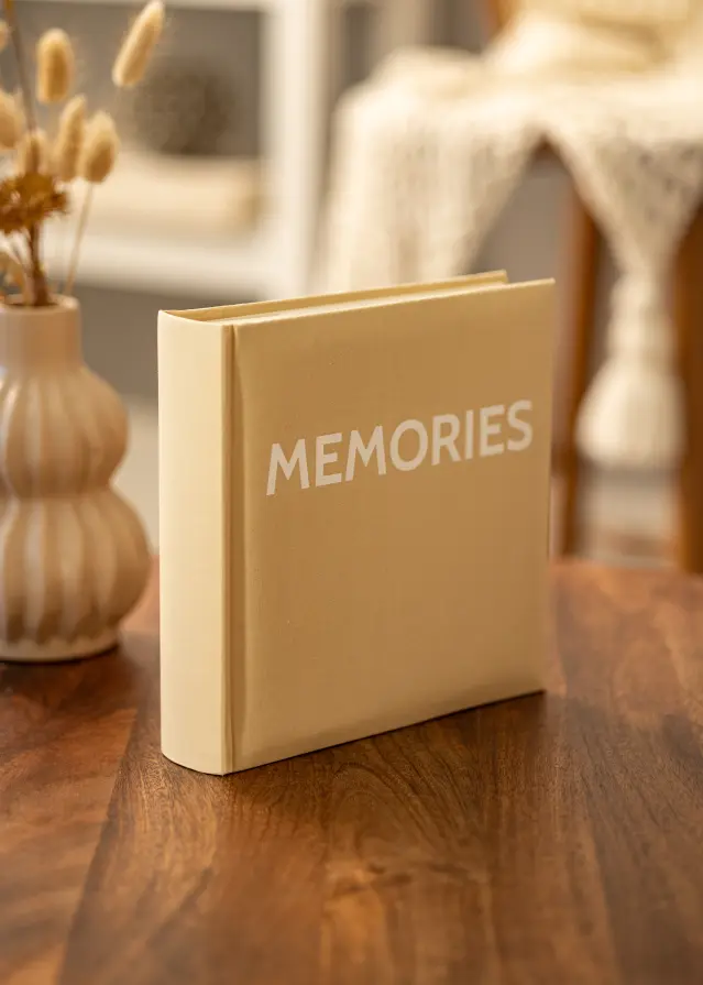 Memories Linen Fotoalbum Beige - 200 Fotos Format 10x15 cm