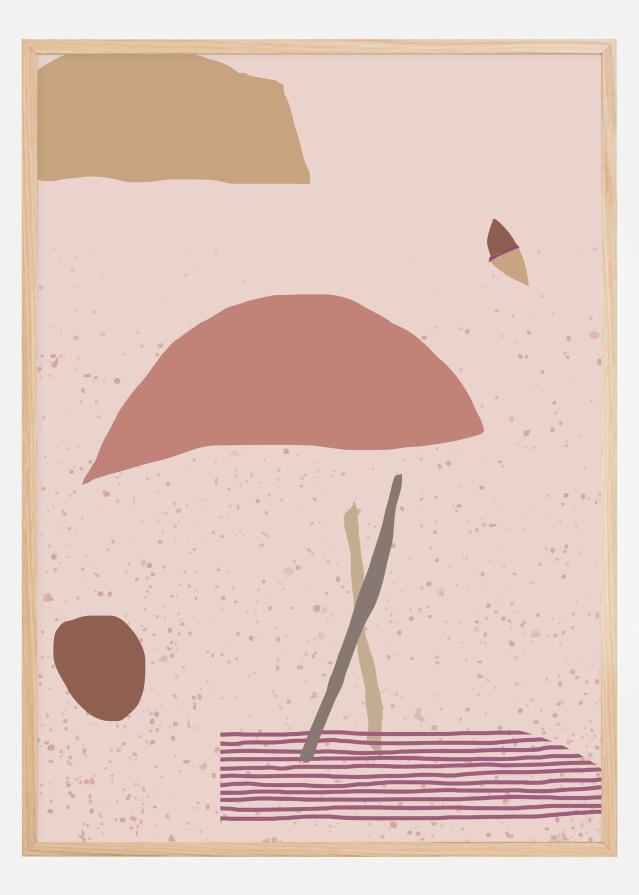 Abstract Art - Pink Poster