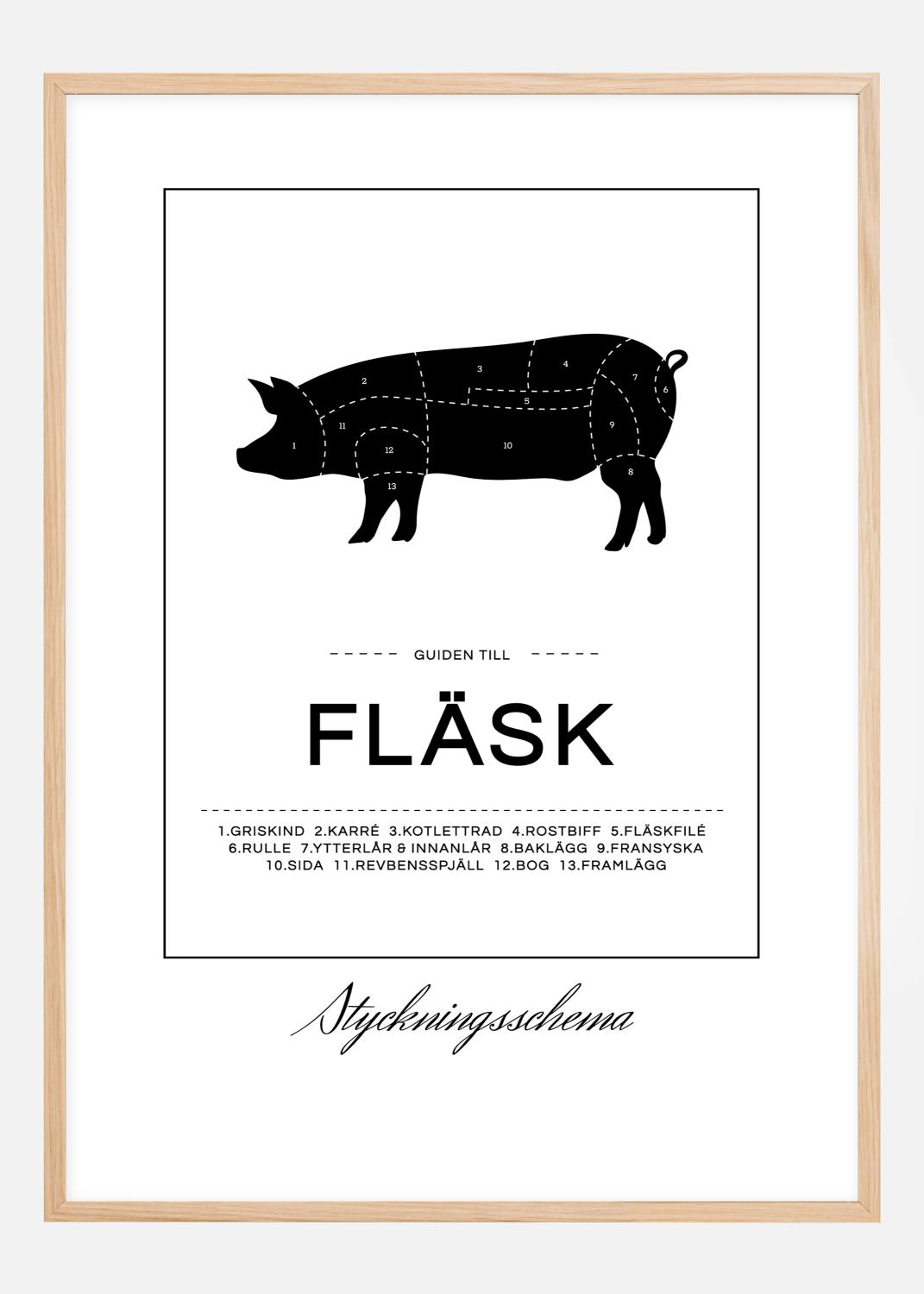 Product Image for Zuschnitte Fleisch Poster (40x50 cm)
