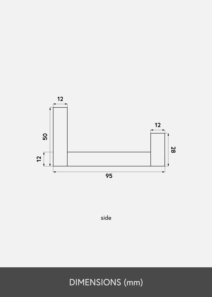 Bilderleiste Eiche 90 cm