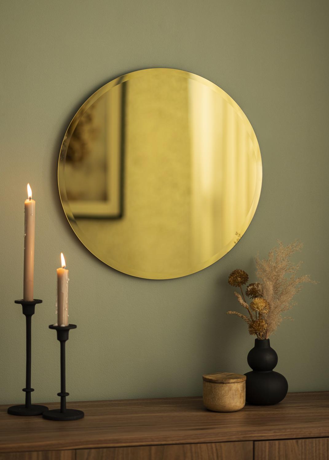 Product Image for KAILA Runder Spiegel Gold Deluxe 50 cm Ø