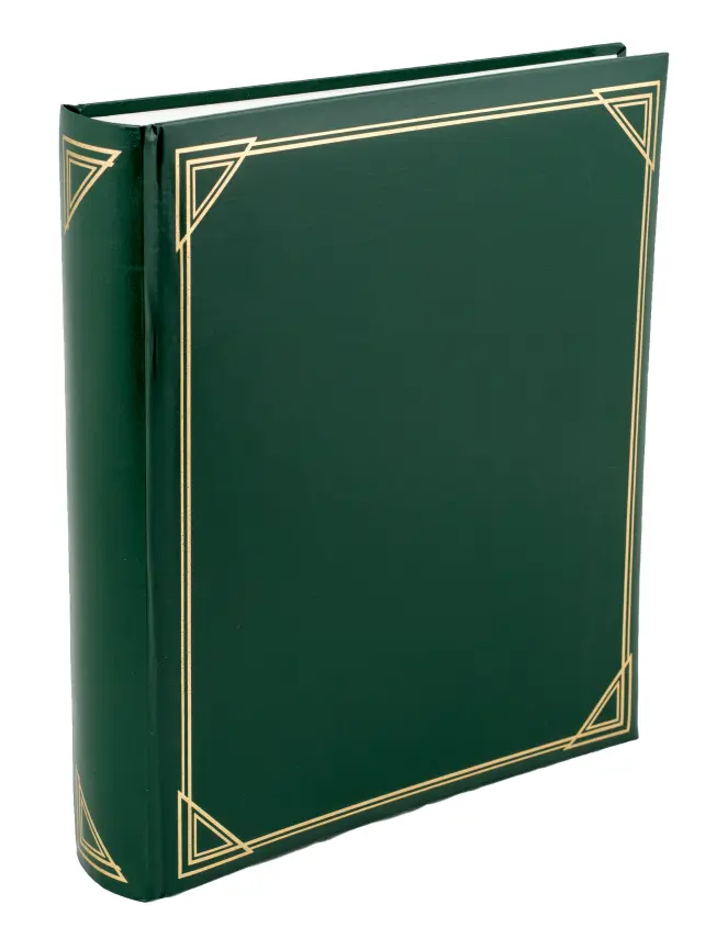 Henzo Promo Album Grün - 29x33 cm (100 weiße Seiten / 50 Blatt)