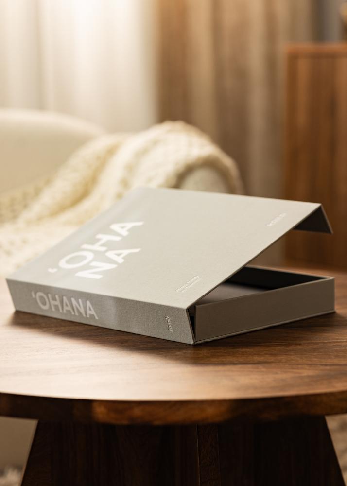 KAILA 'OHANA - Coffee Table Photo Album (60 Schwarze Seiten)