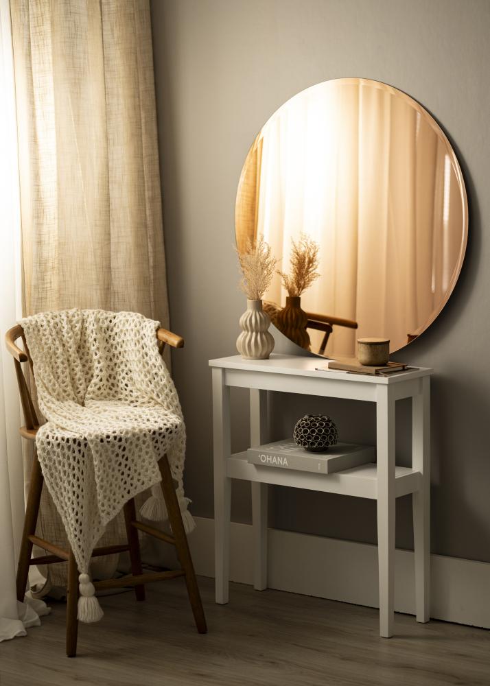 KAILA Runder Spiegel Rose Gold Deluxe 90 cm Ø