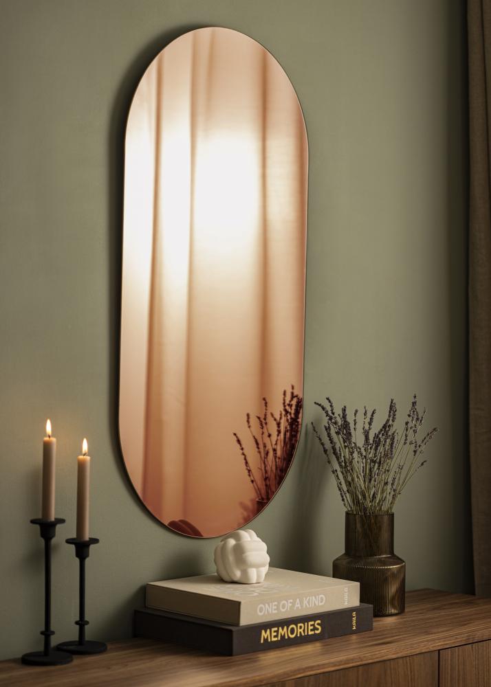KAILA Spiegel Oval Rose Gold 50x100 cm