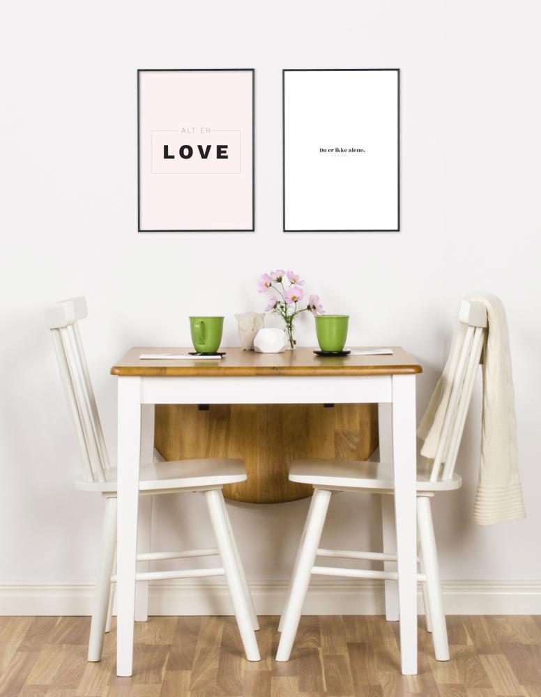 Zitat - Skam - Alt er love - Rosa Poster