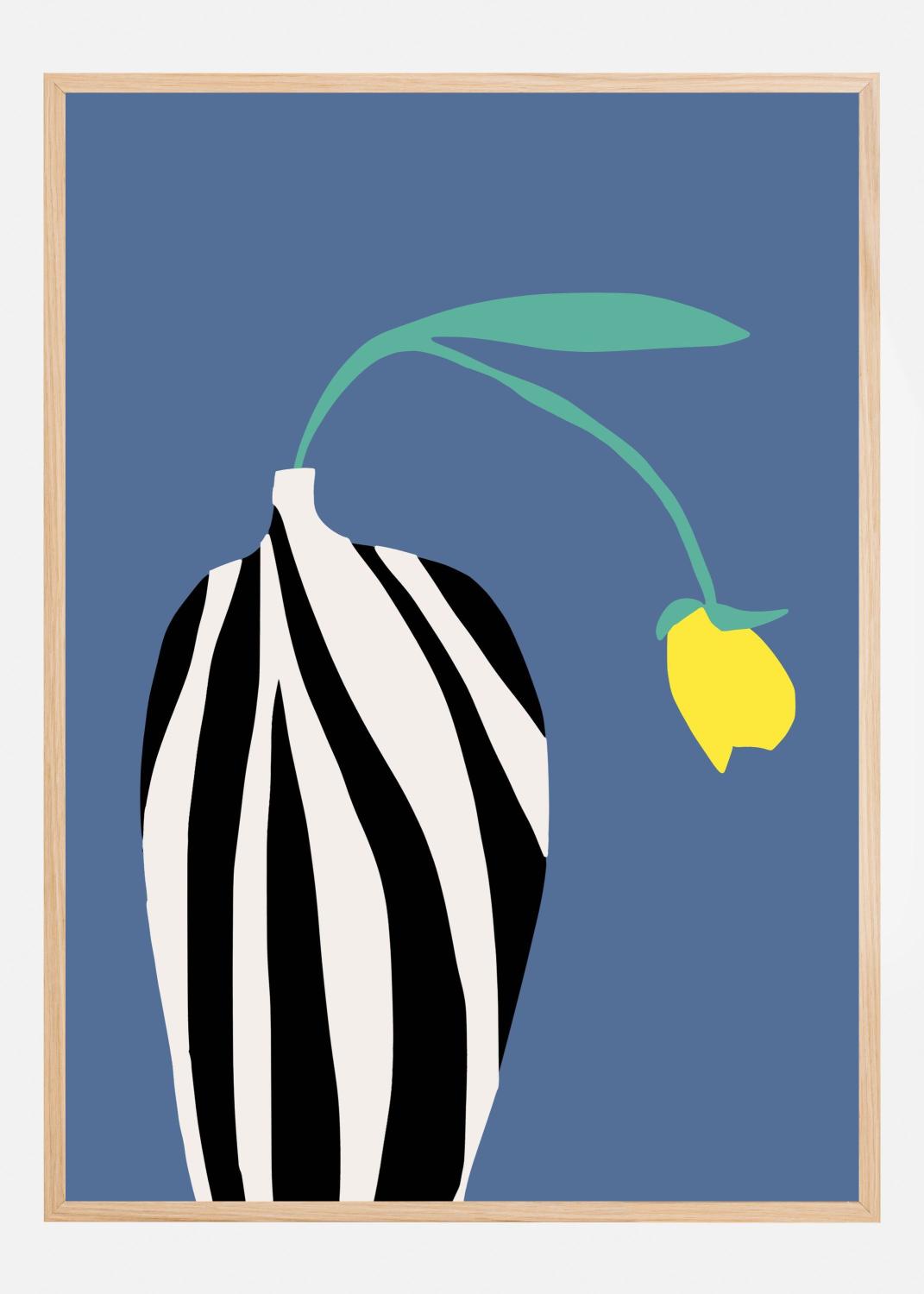 Product Image for Tulip In Zebra Striped Vase Poster (100x140 cm)