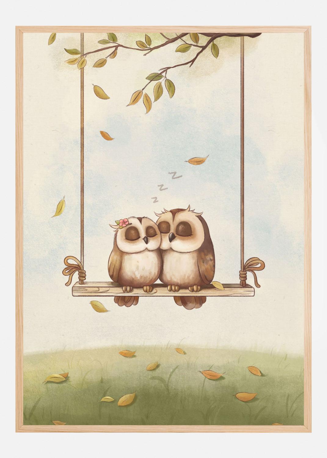Product Image for Owls in love Poster (60x90 cm)