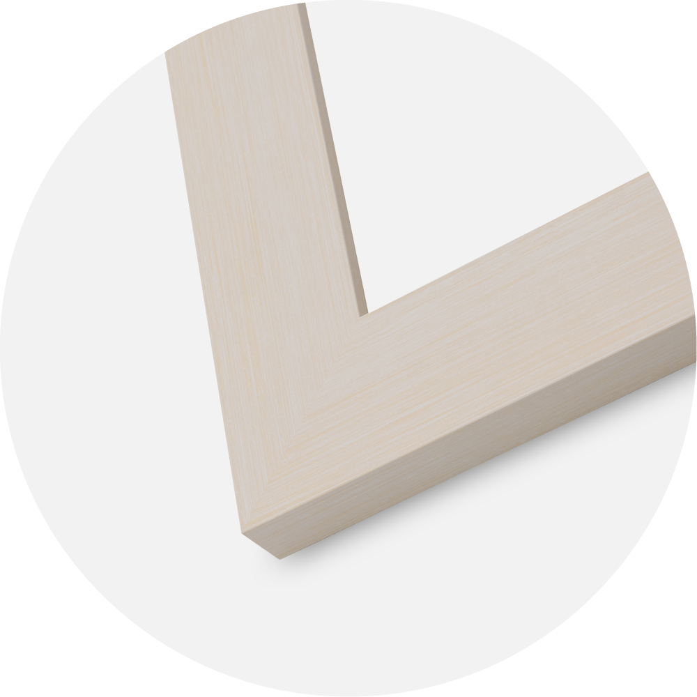 Rahmen Pembrokeshire Acrylglas Weiß 30x30 cm