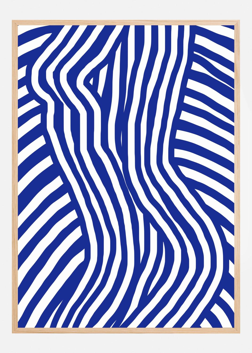 Product Image for Blue and White Striped Nude Poster (21x29.7 cm (A4))
