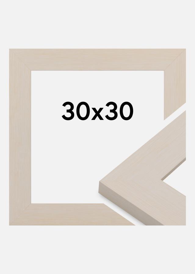 Rahmen Pembrokeshire Acrylglas Weiß 30x30 cm