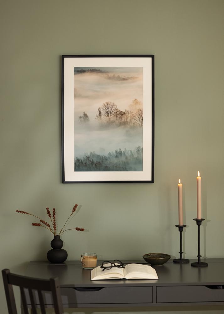 Bilderrahmen Budget Acrylglas Schwarz 50x70 cm