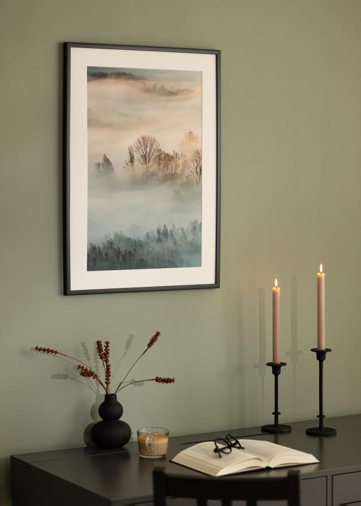 Bilderrahmen Budget Acrylglas Schwarz 50x70 cm