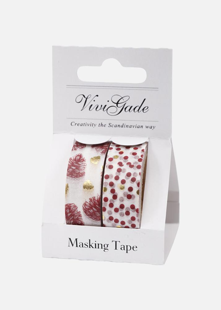 Washi Tape Zapfen und Punkte - 15 mm