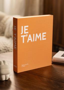 KAILA JE T'AIME - Coffee Table Photo Album (60 Schwarze Seiten)