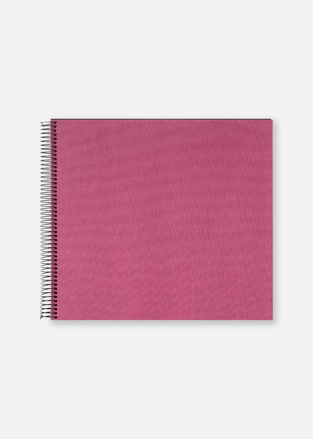 Product Image for Bella Vista Spiralalbum Fuchsia - 35x30 cm (40 schwarze Seiten / 20 Blatt)