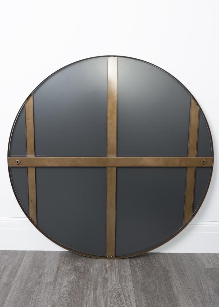Spiegel Antik-Messing 110 cm ø