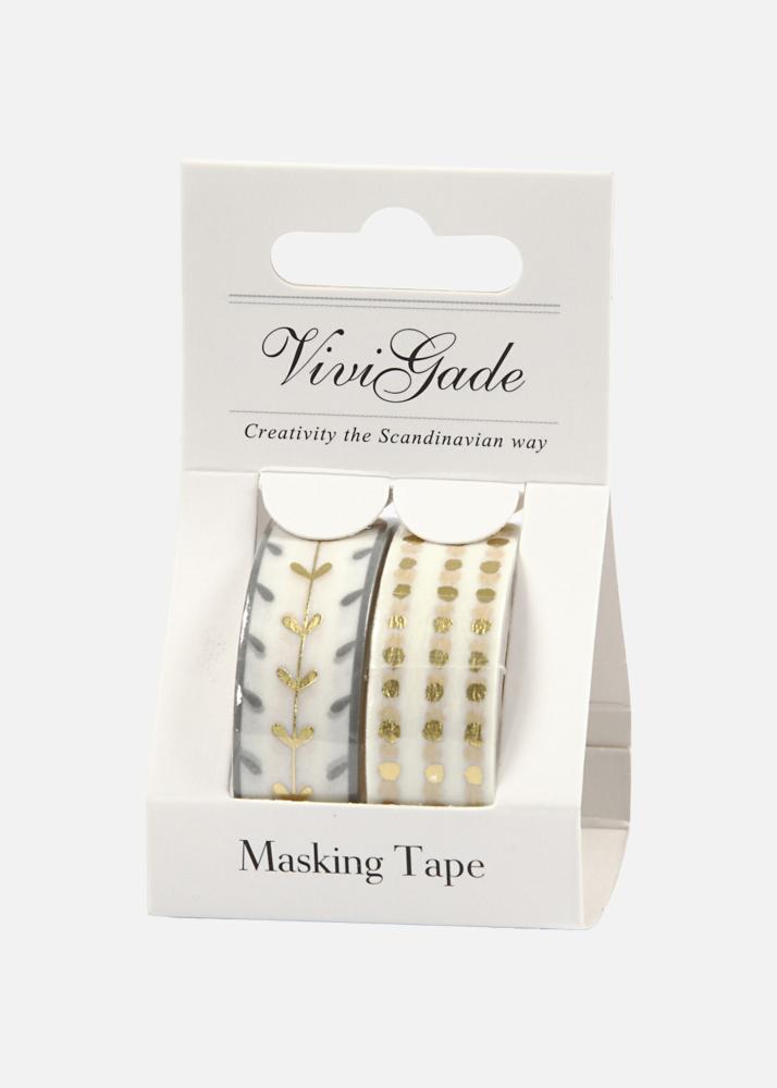 Washi Tape Herzen und Punkte - 15 mm