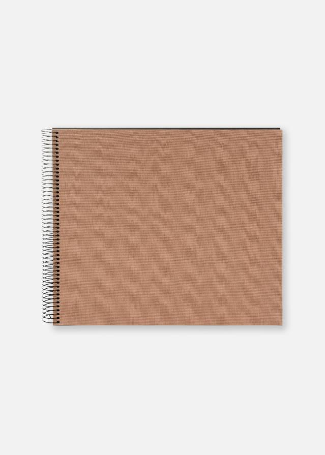 Bella Vista Spiralalbum Hazel - 35x30 cm (40 schwarze Seiten / 20 Blatt)