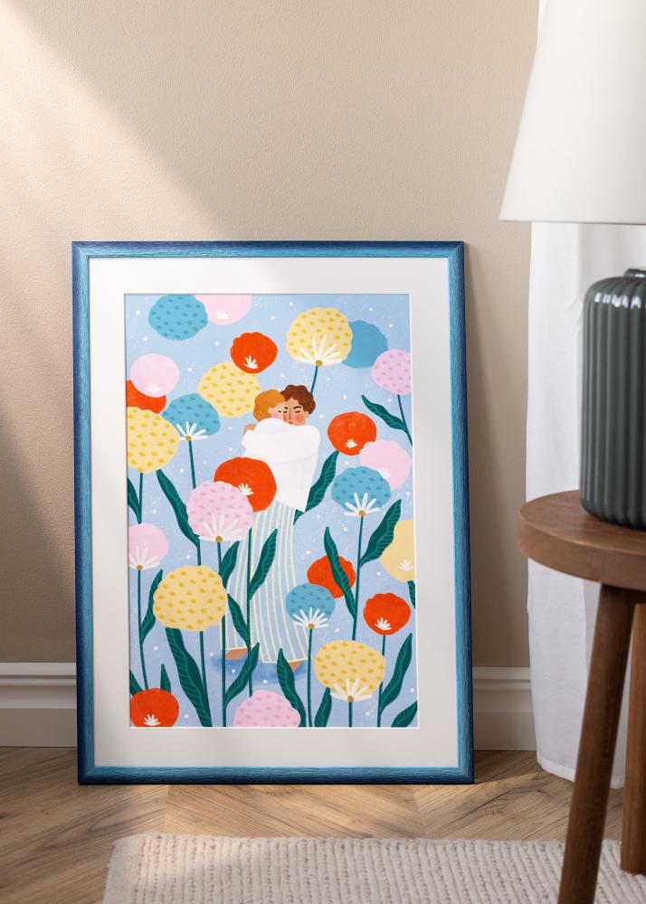 Rahmen Cornwall Acrylglas Dunkelblau 50x70 cm