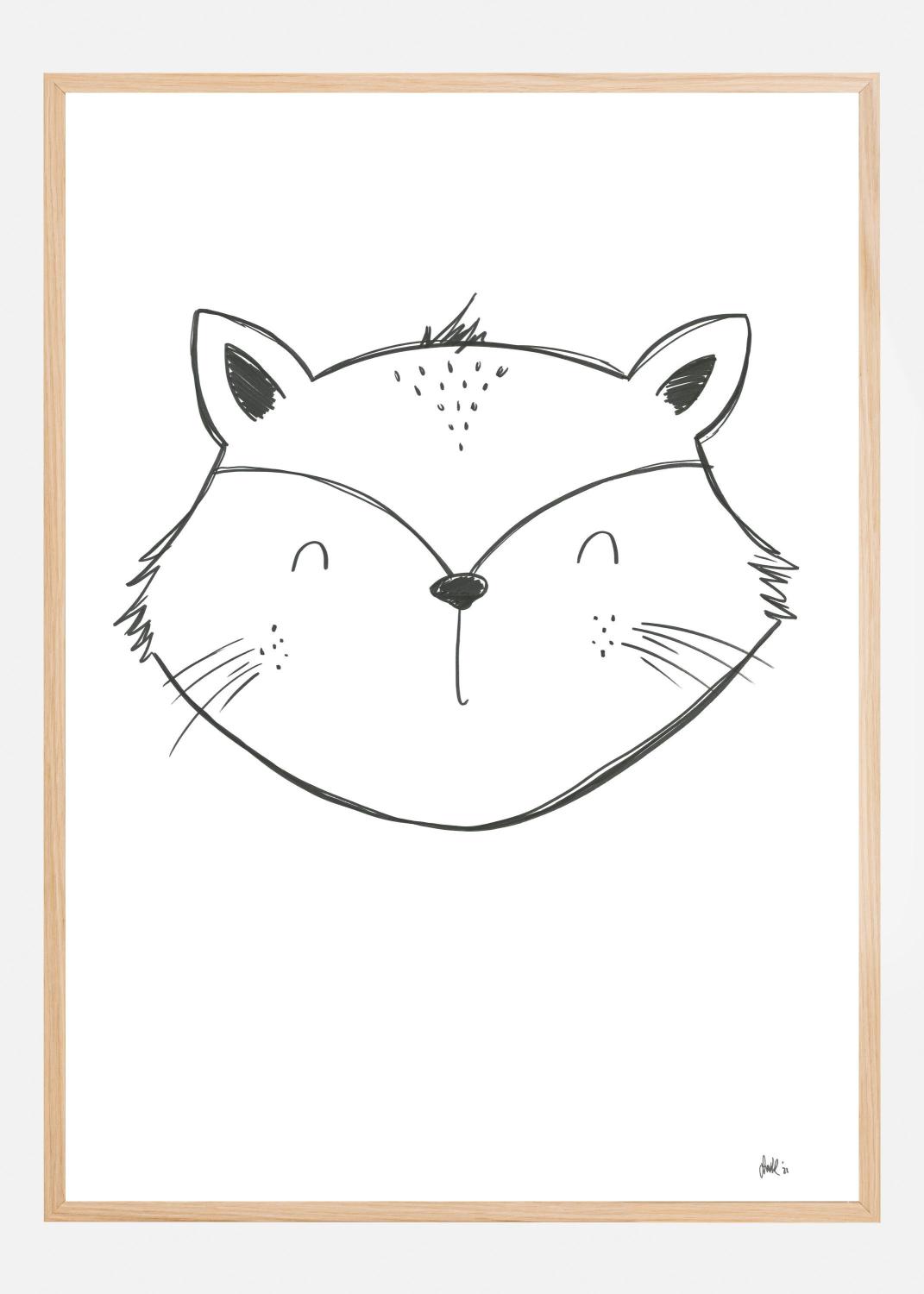 Product Image for Fox Poster (21x29.7 cm (A4))