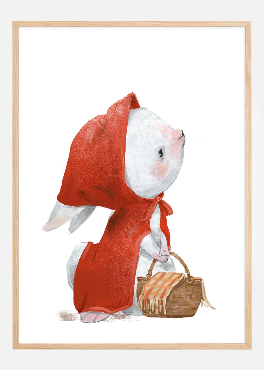 Product Image for Little Red Riding Rabbit Poster (21x29.7 cm (A4))