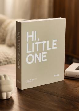 KAILA HI LITTLE ONE Grey - Coffee Table Photo Album (60 Schwarze Seiten)