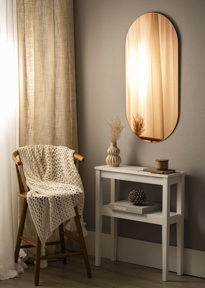 KAILA Spiegel Oval Rose Gold 50x100 cm