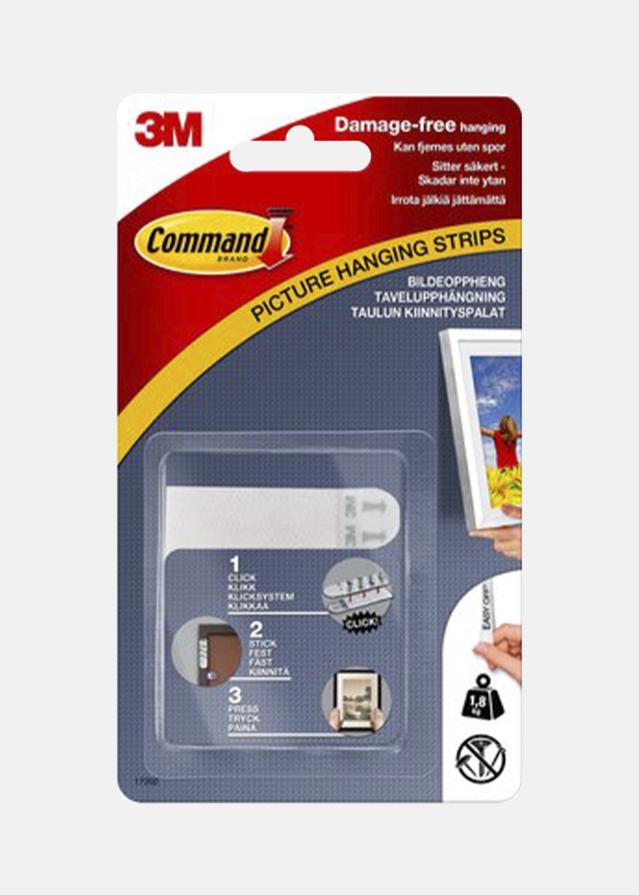 3M Command Small Bildbefestigung Weiß - 1,8 kg