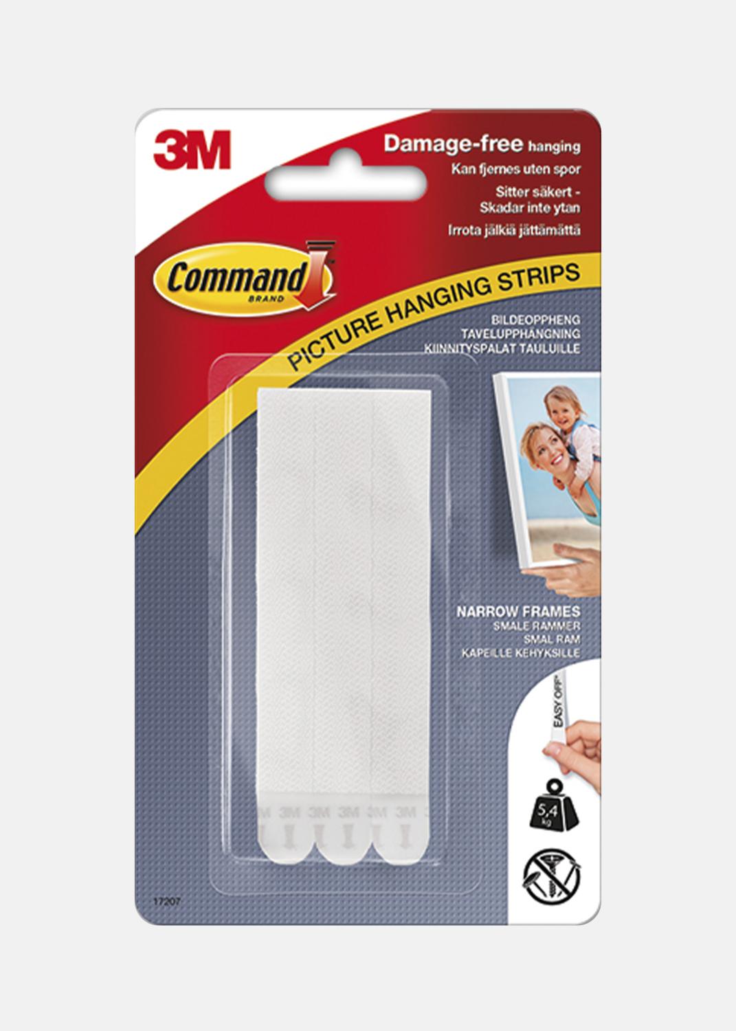 Product Image for 3M Command Narrow Bildbefestigung Weiß - 5,4 kg