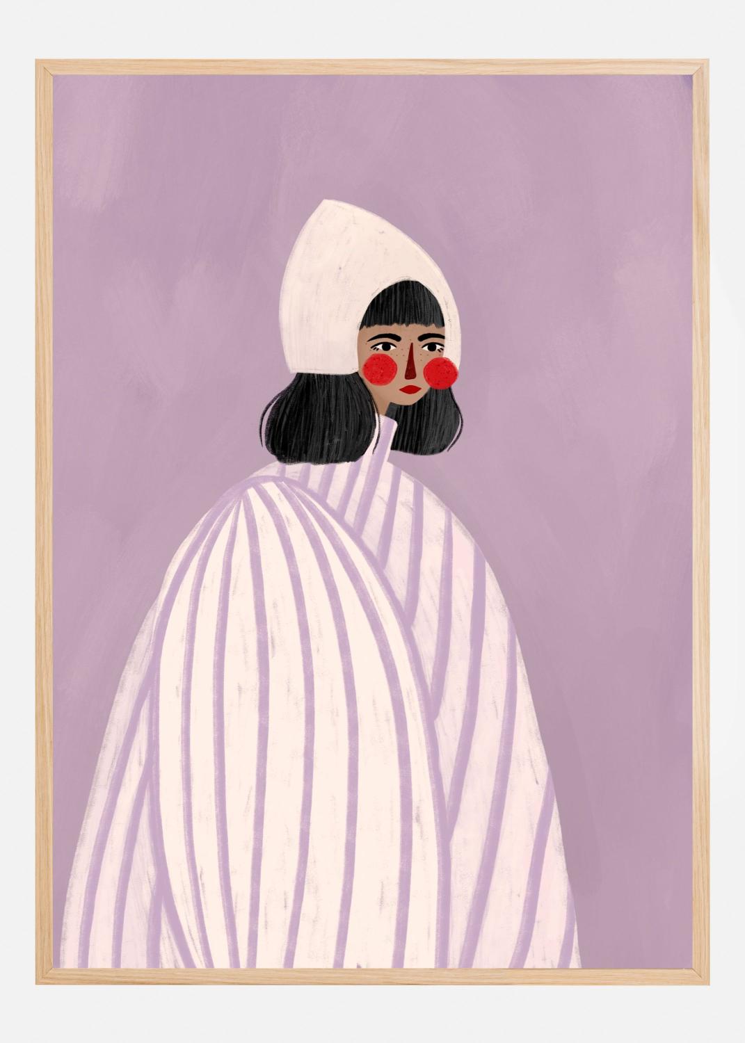 Product Image for The Woman With the White Hat Poster (100x140 cm)