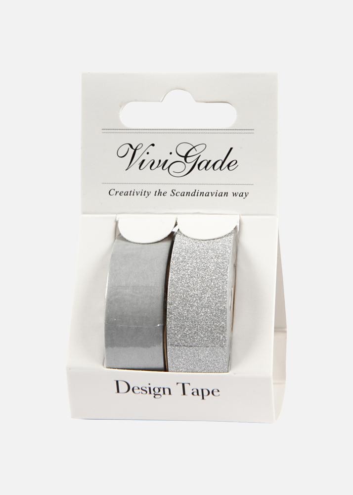 Washi Tape Silber - 15 mm