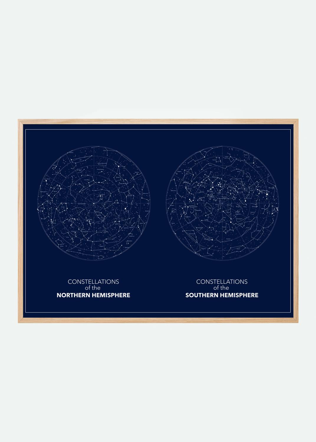 Product Image for Hemispheres Dark Poster (21x29.7 cm (A4))