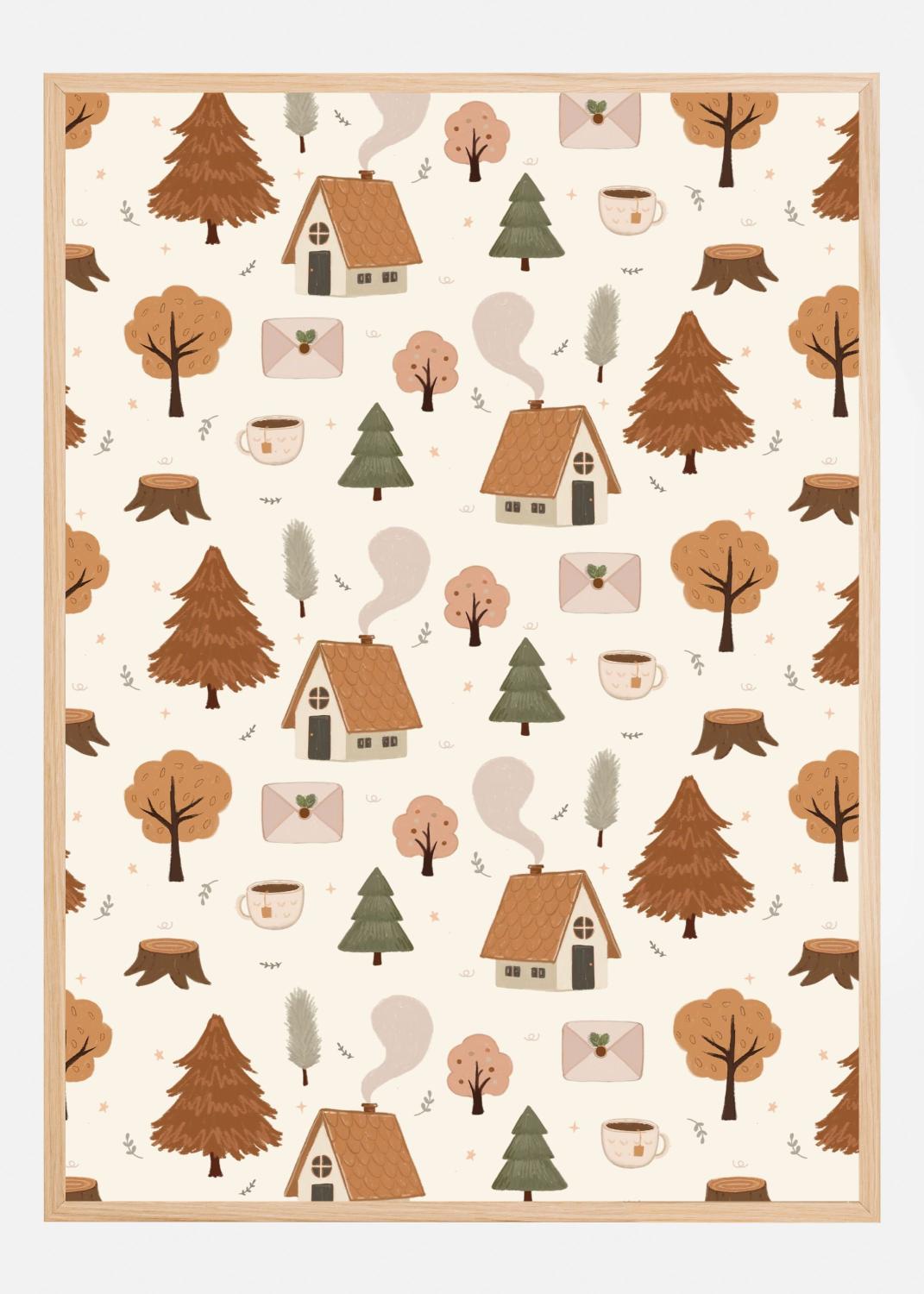 Product Image for Autumn Vibe Texture Poster (21x29.7 cm (A4))