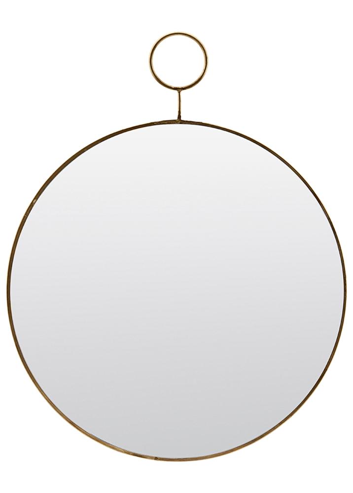 Spiegel House Doctor The Loop Messing 38 cm Ø