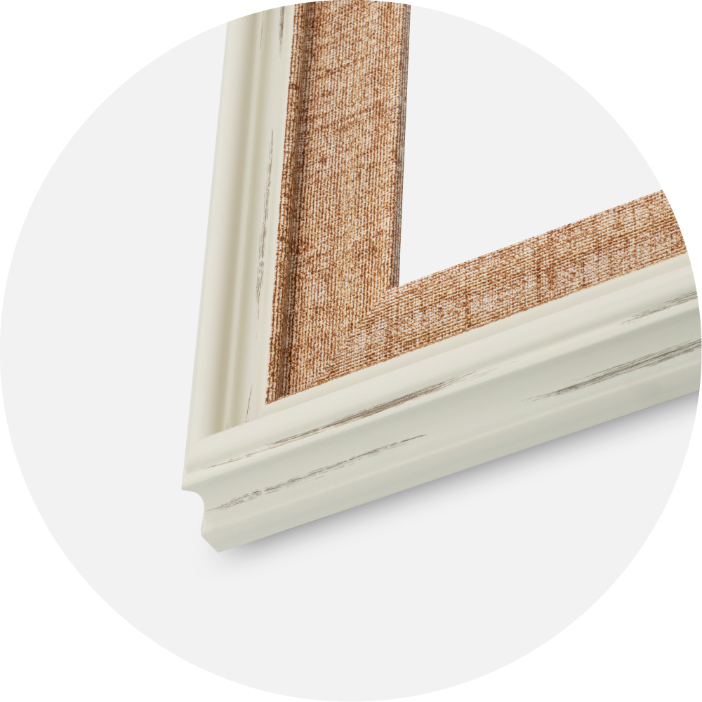 Rahmen Toro Acrylglas White / Sand 30x30 cm