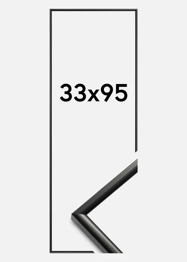 Rahmen New Lifestyle Schwarz 33x95 cm