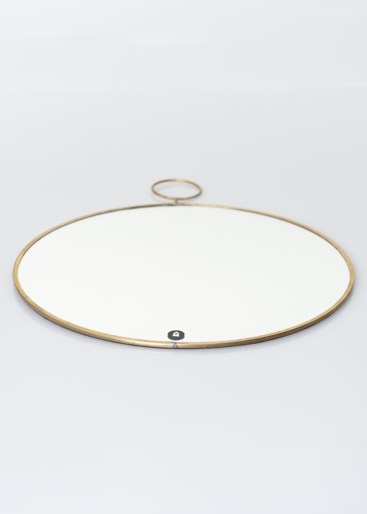 Spiegel House Doctor The Loop Messing 38 cm Ø