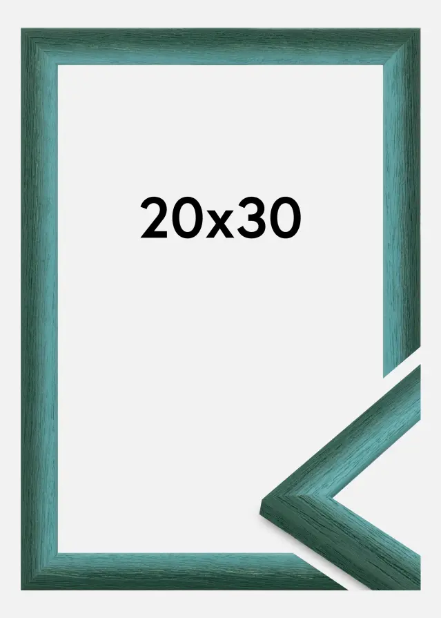 Rahmen Cornwall Acrylglas Dunkelgrün 20x30 cm