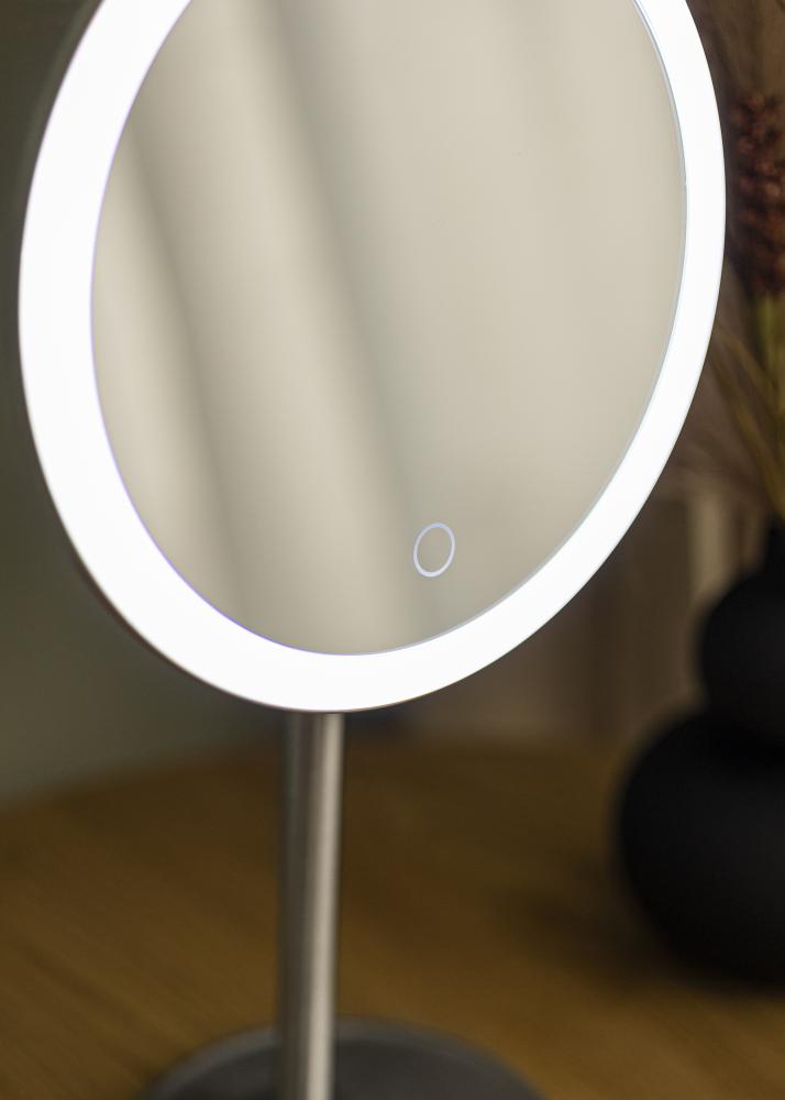 KAILA Kosmetikspiegel Pillar LED Magnifying 20 cm Ø