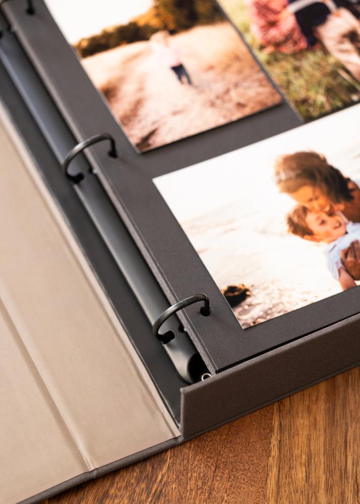 KAILA THE STORY OF US Black - Coffee Table Photo Album (60 Schwarze Seiten)