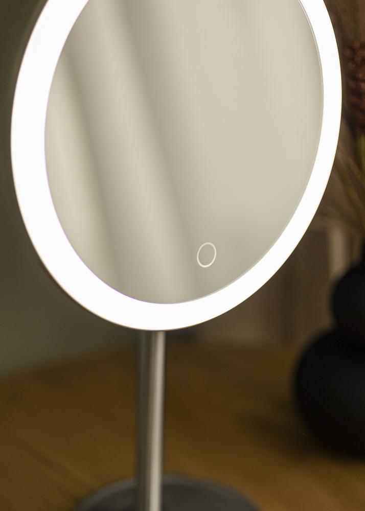 KAILA Kosmetikspiegel Pillar LED Magnifying 20 cm Ø