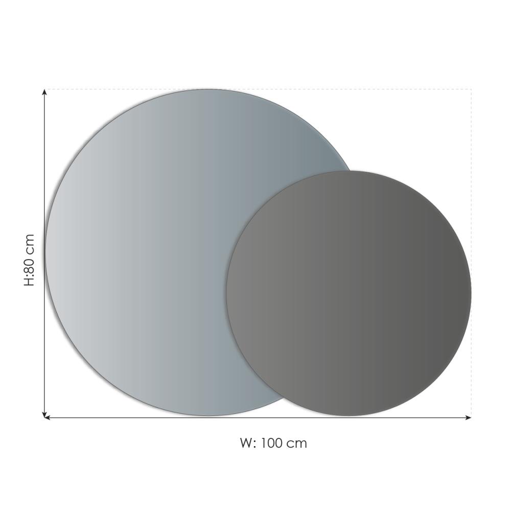 Spiegel Clear & Warm Grey 80x100 cm