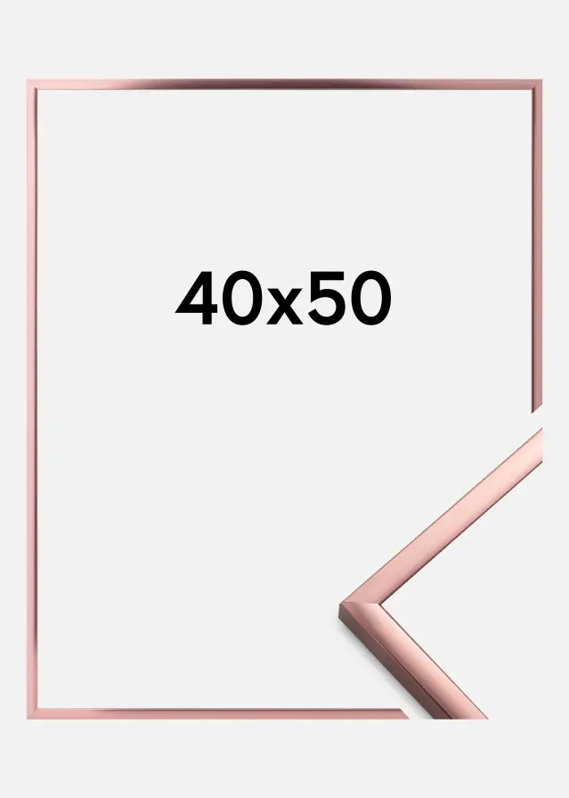 Rahmen Poster Frame Aluminum Roségold 40x50 cm