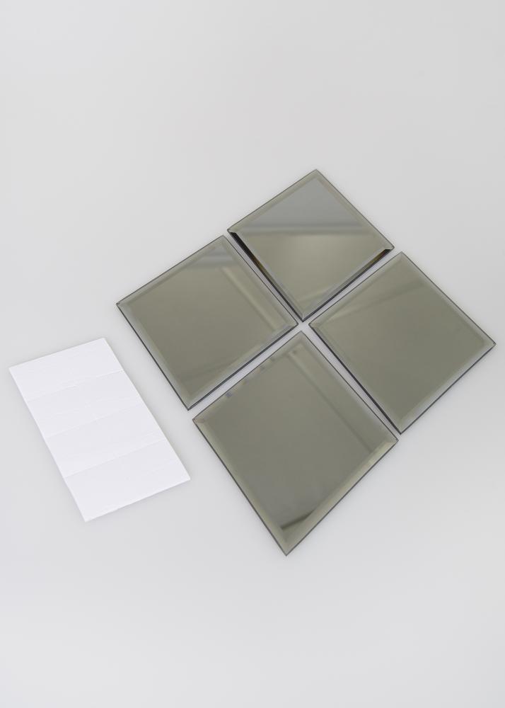 Spiegel House Doctor Diamond Grau 16x22 cm