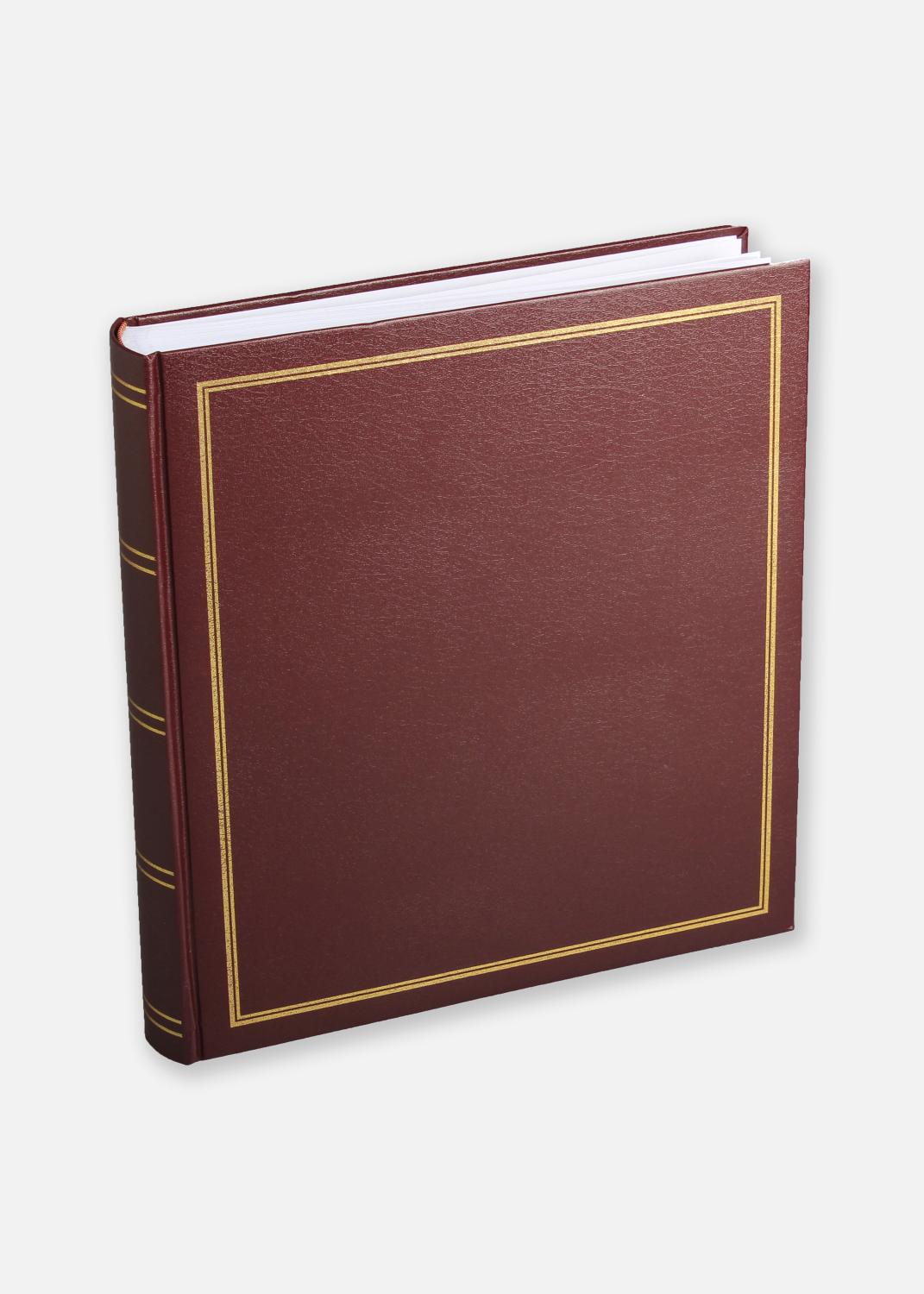 Product Image for Diamant Fotoalbum Weinrot 27,5x32 cm (100 weiße Seiten / 50 Blatt)